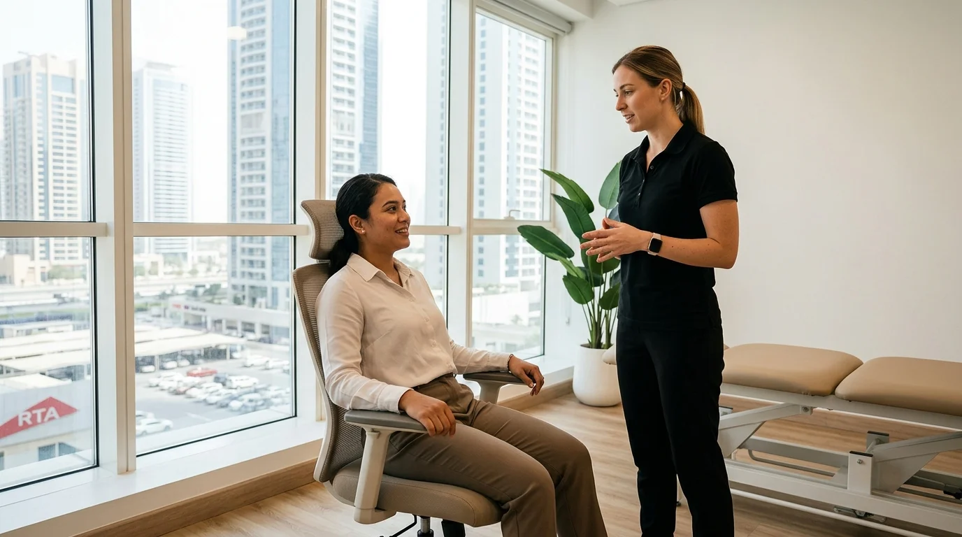 Chiropractic Care in Dubai for office workers with back pain