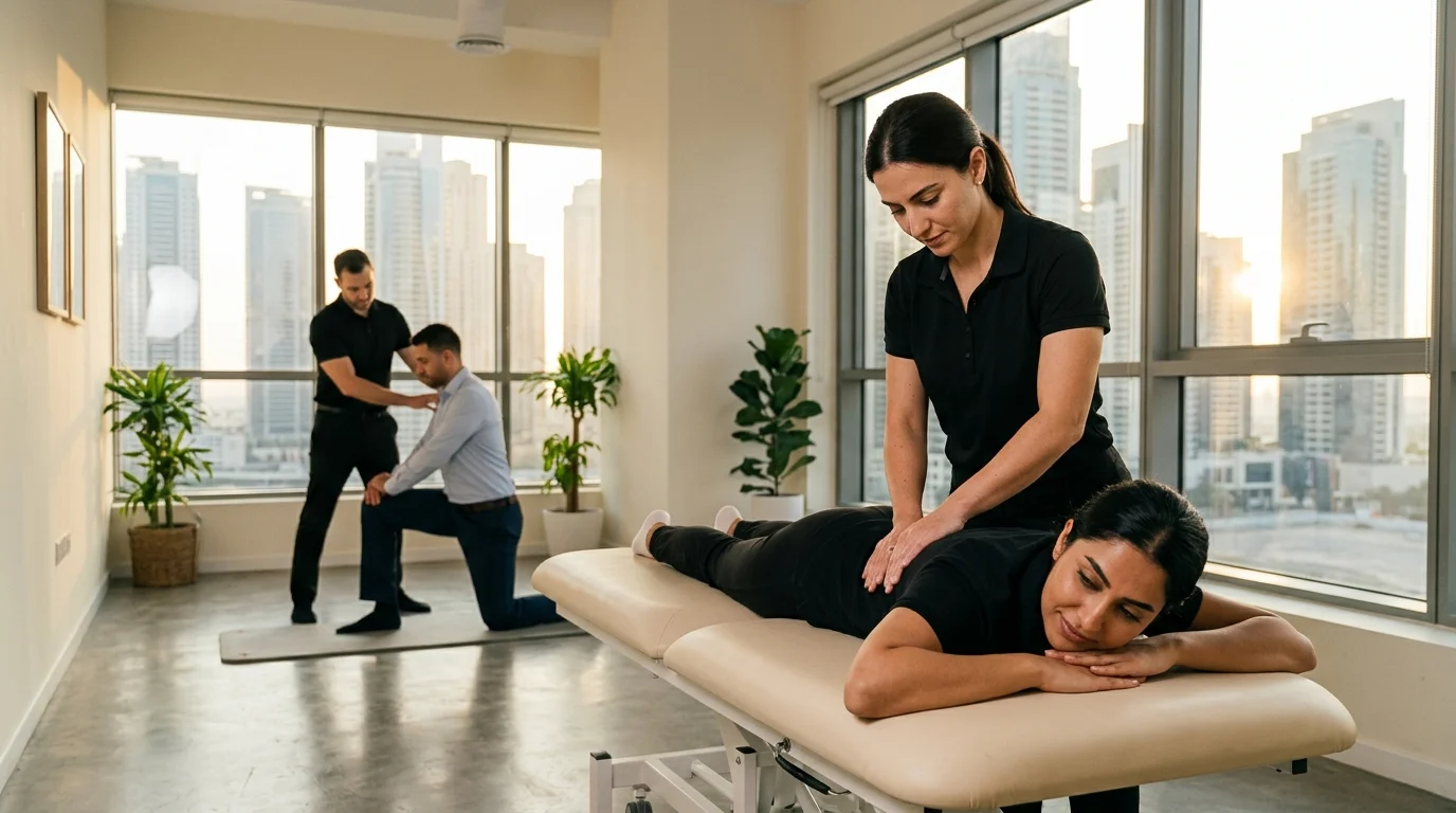 chiropractor Dubai back pain assessment